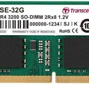 32GB JM DDR4 3200 U-DIMM 2Rx8 2Gx8 CL22 1.2V, 1YR WRTY