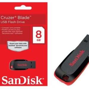 Cruzer Blade USB 8GB Flash Drive, 1YR WRTY