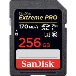 256GB Extreme PRO UHS-I SDXC Memory Card for camera,   (1YR WRTY)