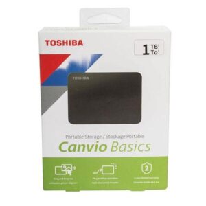 Canvio Basics 1TB 2.5" External Hard Drive USB 3.2 - Black