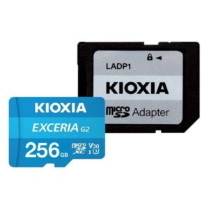 Exceria G2 256GB MicroSDXC, UHS-I, Up to 100MB/s Read 50MB/s Write C10 A1 V30 U3