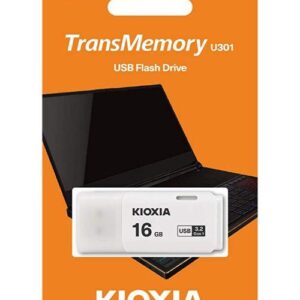 TransMemory U301W 16GB Flash Drive USB 3.2 - White