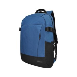 15.6" Casual Laptop Backpack With 1 Main Compartment, 1 Front Zipper, Blue