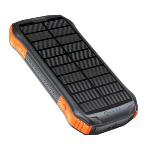 SolarTank-10PDQi 10000mAh Rugged EcoLight? Solar Power Bank,   (1YR WRTY)