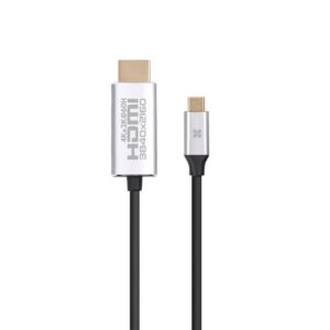 HDLink-60H USB-C to HDMI Audio Video Cable with UltraHD Support - Grey,   (1YR WRTY)