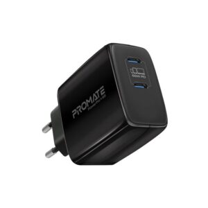 PowerPort-65 65W Super Speed GaNFast? Charging Adapter with Dual USB Ports - Black,   (1YR WRTY)