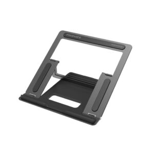 DeskMate-5 Ergonomic Multi-Level Aluminum Laptop Stand For 10" to 17"Laptops - Silver,   (1YR WRTY)