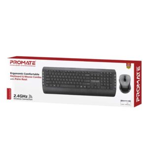 PROCOMBO-12 Sleek Profile Full Size Wireless Keyboard & Mouse Combo, English,   (1YR WRTY)