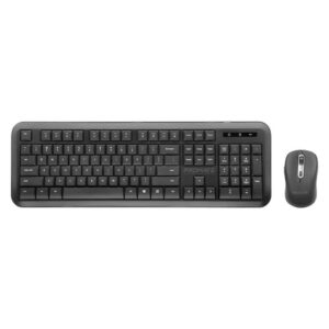 ProCombo-6 English Dual Interface Full Size Wireless Keyboard & Mouse Combo, Black,   (1YR WRTY)