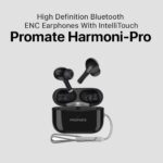 HARMONI-PRO High Definition Intellitouch True Wireless Earphone - Black,   (1YR WRTY)