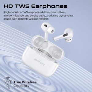 Harmoni-Pro True Wireless High-Definition Earphone - White,   (1YR WRTY)