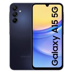 Galaxy A15, 6.5", 128GB + 6GB RAM (Dual SIM), 5000mAh, Black  (2YRs WRTY)