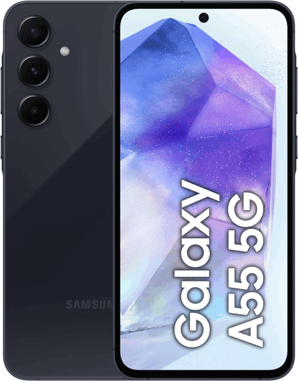 Galaxy A55 5G, 6.6", 128GB + 8GB RAM (Dual SIM), 5000mAh, Navy (2YRs WRTY)