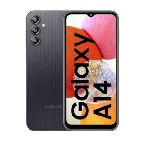 Galaxy A14 4G, 6.6", 128GB + 4GB RAM (Dual SIM), 5000mAh, Black  (2YRs WRTY)