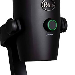 Yeti Nano Premium Dual-Pattern USB Microphone with Blue VO!CE - Black