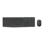 MK235 Wireless Keyboard and Mouse Combo - Black
