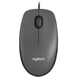 M100 Wired USB Optical Mouse - Grey