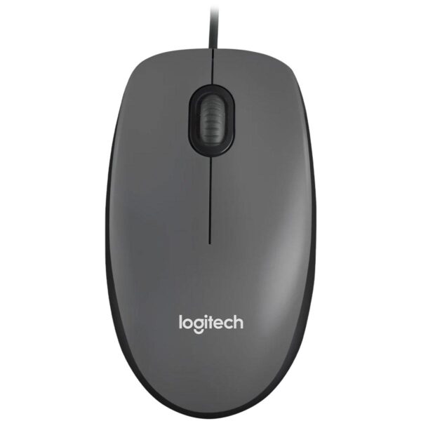 M100 Wired USB Optical Mouse - Grey