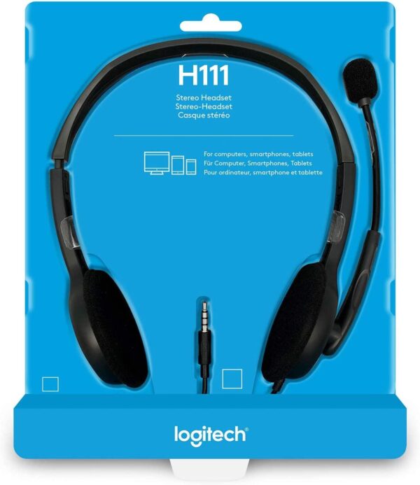 H111 Stereo Headset - Black