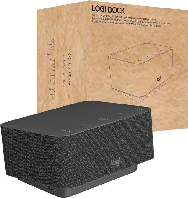 Logi Doc, All-in-One USB C Laptop Docking Station - Black