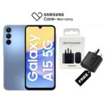 Galaxy A15, 6.5", 128GB + 6GB RAM (Dual SIM), 5000mAh, Blue  (2YRs WRTY)