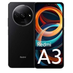 Redmi A3, 6.71", 128GB + 4GB RAM (Dual SIM), 5000mAh, Black (1YR WRTY)