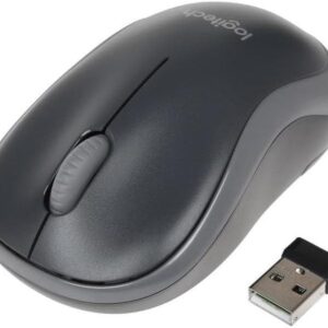 M185 Wireless Mouse, 2.4GHz with USB Receiver, Optical Tracking, Quiet & Lightweight, Long Battery Life, for PC, Mac, Laptop, Chromebook - Black