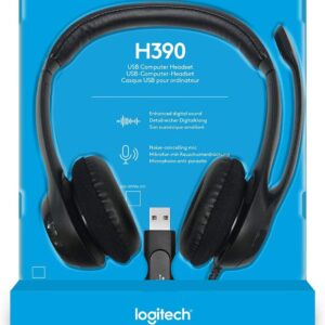 H390 USB Headset with Noise-Canceling Mic 
,   (1YR WRTY)