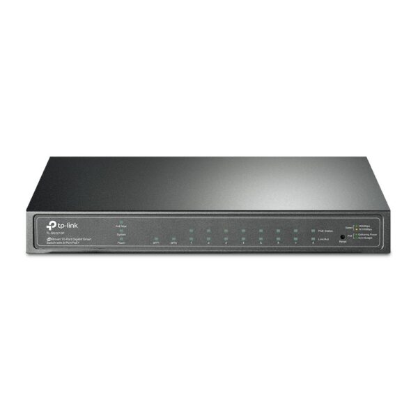 TL-SG2210P, JetStream 10-Port Gigabit Smart Switch with 8-Port PoE+