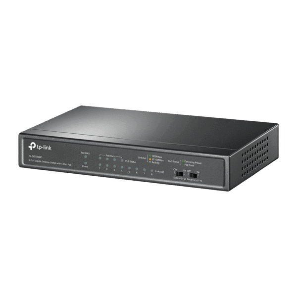 TL-SG1008P, 8-Port Gigabit Desktop Switch with 4-Port PoE+
