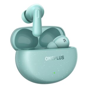 Nord Buds 3 Pro Wireless Earbuds, 12.4mm Drivers in-Ear Buds, Tri-Mics Earphone, Up to 49dB Adaptive Noise Cancellation, Up to 44Hrs Battery - Soft Jade