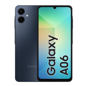 Galaxy A06, 6.7", 128GB + 4GB RAM (Dual SIM), 5000mAh, Black(2YRs WRTY)